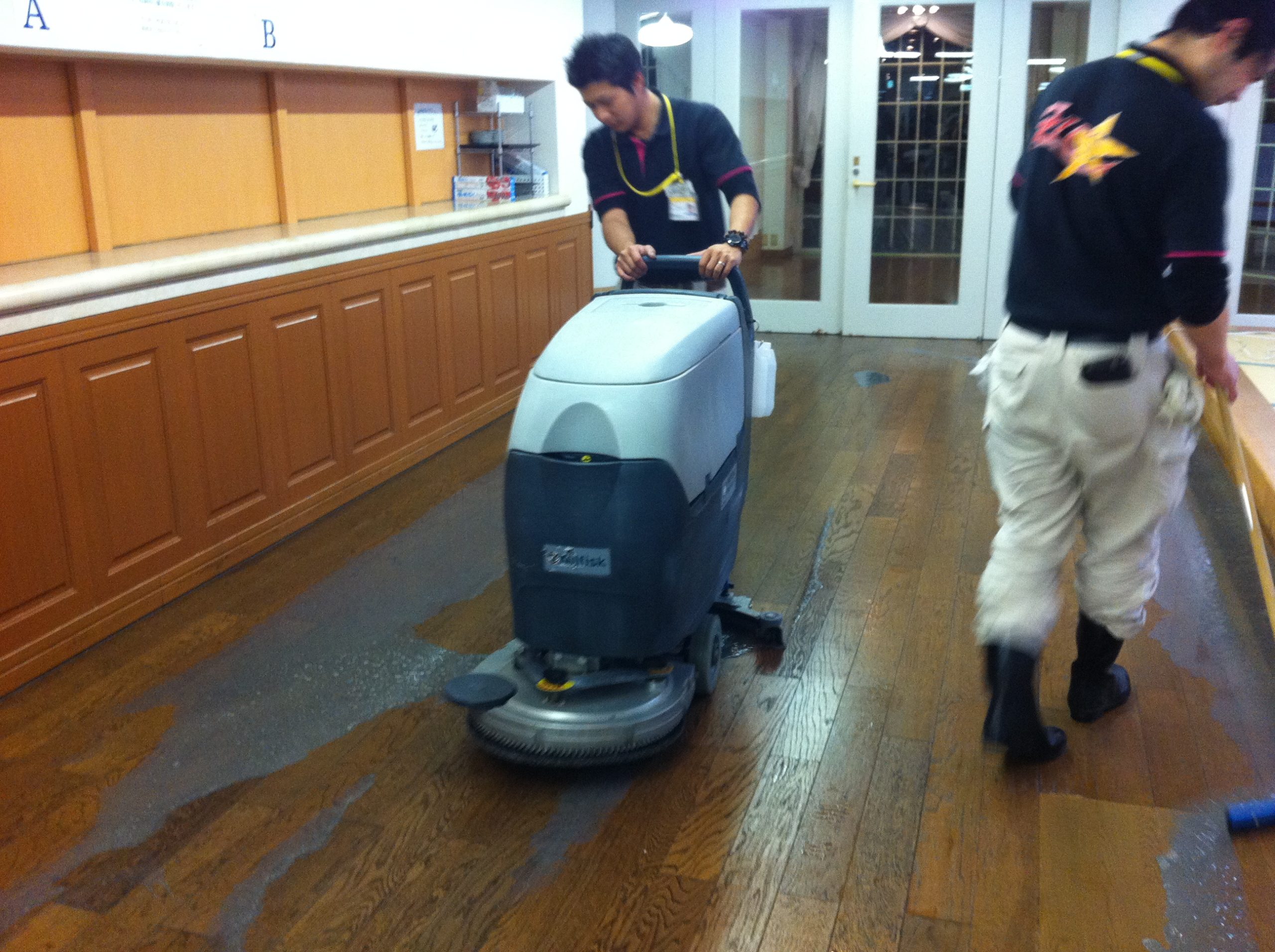 作業中の写真です