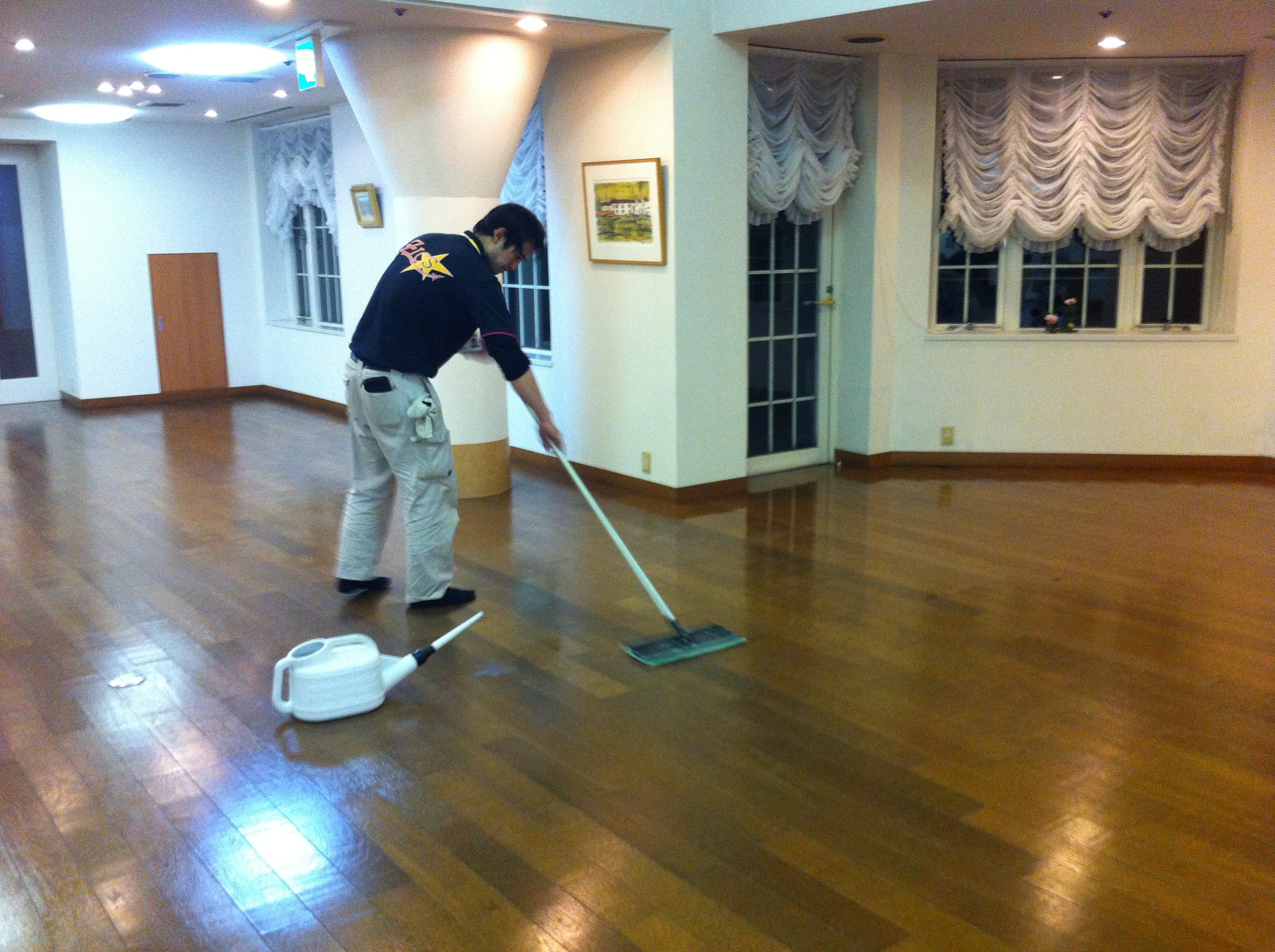 作業中の写真です